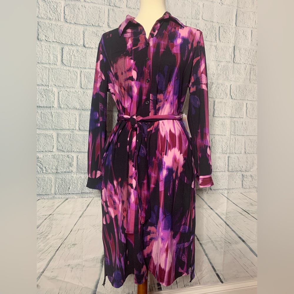 Ellie-S Vibrant Purple and Pink Dress LulaRoe NWT